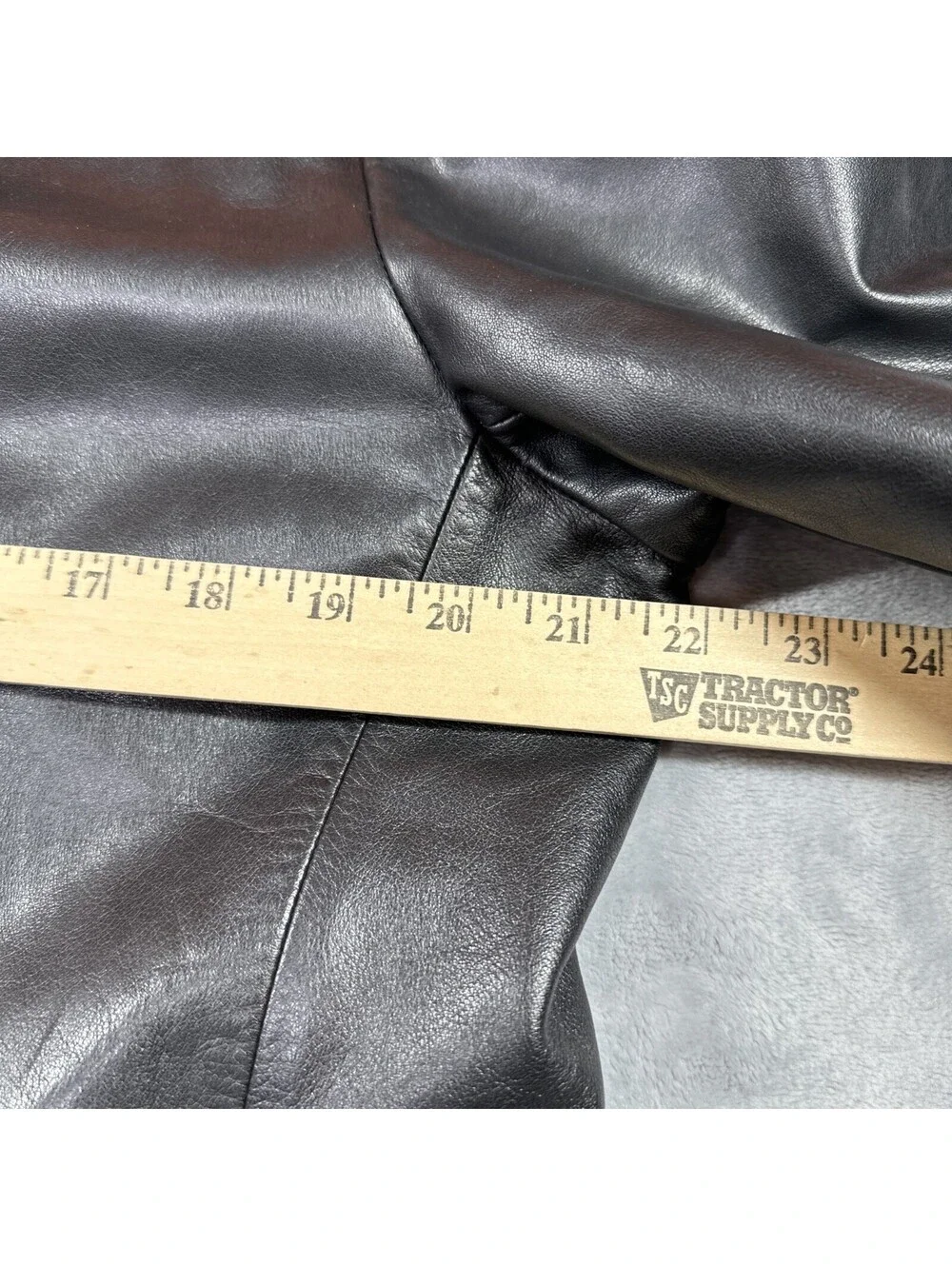 Banana Republic Heavy 100% Full Grain Brown Leather Sz Med 3 Button Blazer
